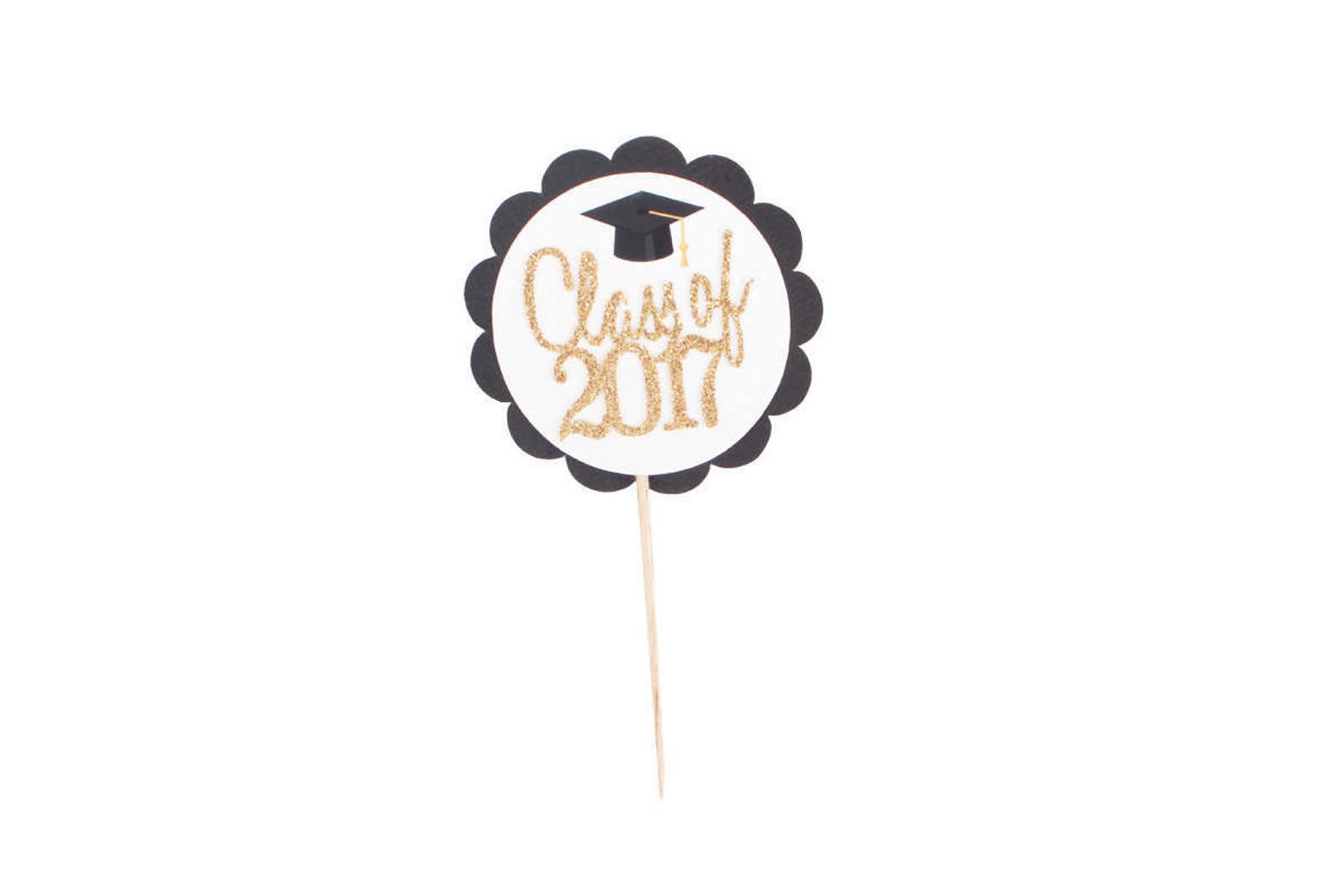Graduation Cupcake Toppers Graduation Cap Cupcake Toppers Etsy