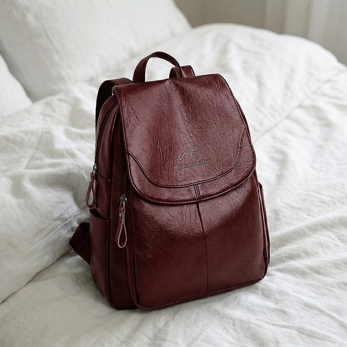 Leather Studded Backpack - Etsy Canada