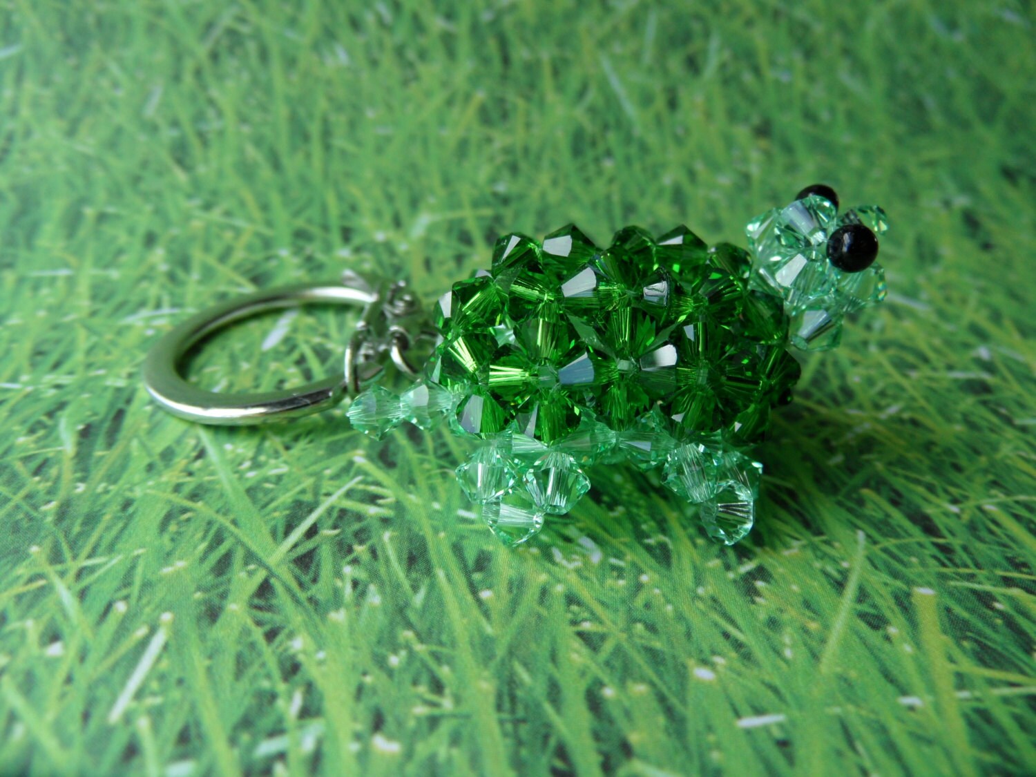 Green Turtle Swarovski Crystal Turtle Miniature Turtle | Etsy
