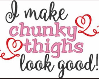 Chunky Thighs Baby Digital Embroidery File