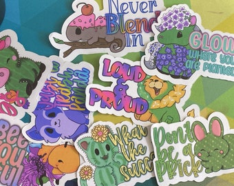 Cute Hand-drawn Animal Stickers