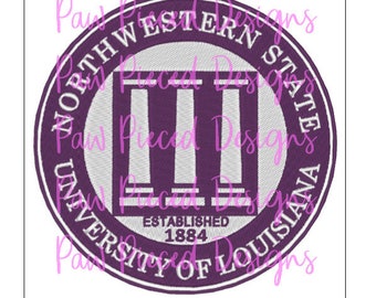 NSU Columns Digital Embroidery File