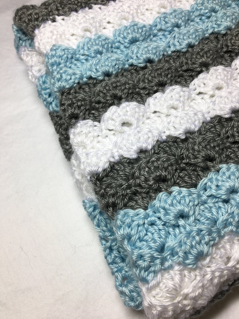 Crochet Baby Blanket Pattern The Puffy Shell Baby Blanket