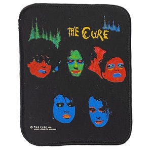 Toppa ufficiale vintage dei The Cure del 1986, intitolata "In Among Days" (anni '80).