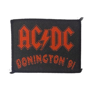 Vintage AC/DC Aufnäher „Monsters of Rock“ aus den 90er Jahren, Donington 91, unbenutzt