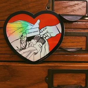 Mon Amour mortuary sticker