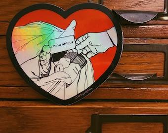 Mon Amour mortuary sticker