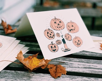 Jack O'Lanterns card