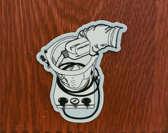 Embalming Tank Mixture mortuary sticker