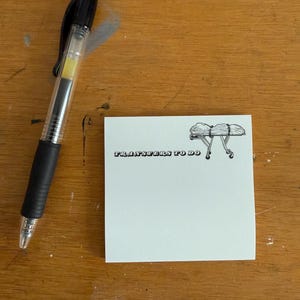 Transfers To Do mortician post-its