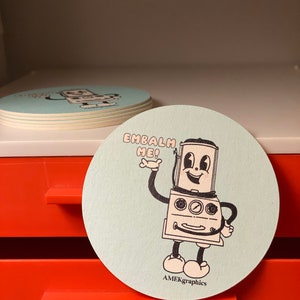 Turner Embalm Me coasters