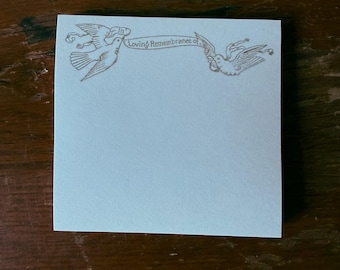 Loving Remembrance mortuary post-it’s