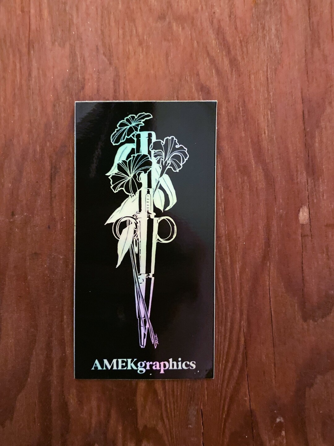 Steel Implant Injector Mortuary Hologram Sticker - Etsy