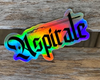 Aspirate mortician trocar sticker