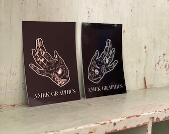 Superstitious Hands stickers