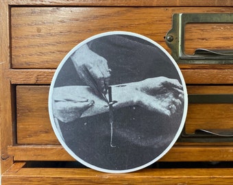 Raise an Arm if You Love Embalming mortuary sticker