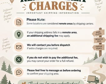 Remote area charges