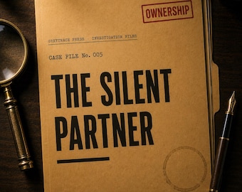 Printable Detective Case File PDF | Corporate Corruption Mystery Game | OSINT Due Diligence Kit | Investigation Puzzle | Solve It Yourself