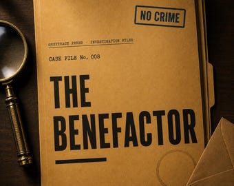 Printable Detective Case File PDF | Cozy Mystery Game | Anonymous Benefactor Puzzle | No Murder Detective Kit | Solve It Yourself Night