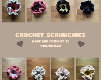 Crochet Scrunchies - Handmade