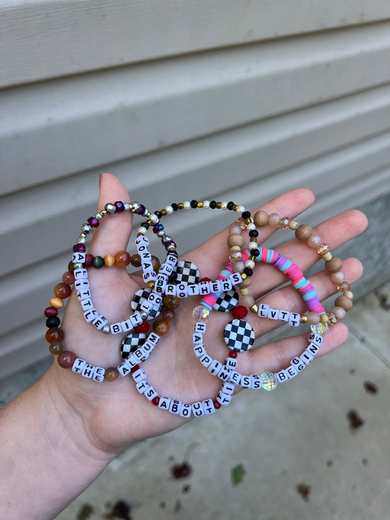 Jonas Brothers Friendship Bracelets - the Tour - Album Titles - Etsy