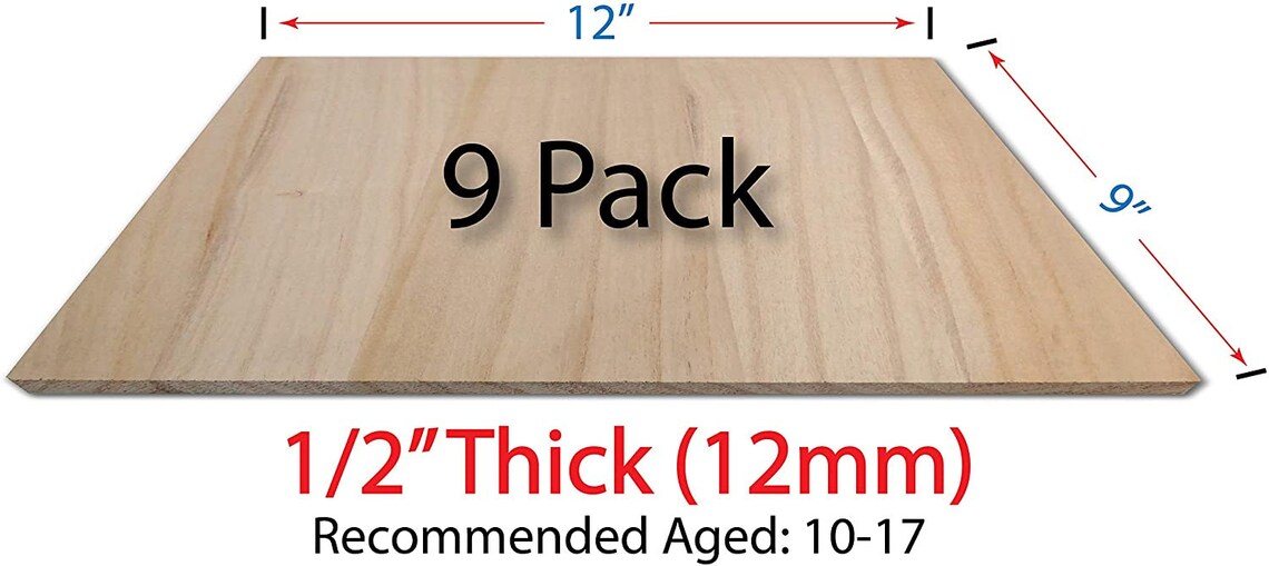 Art Boards 9 Pack of 12mm Solid Wood Karate Taekwondo Etsy