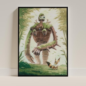 ラピュタ　ロボット兵　ポスター Laputa robot - Etsy 日本