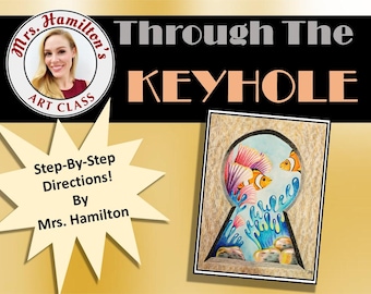 Lección de arte digital a través del ojo de la cerradura