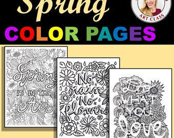 Spring Coloring Pages
