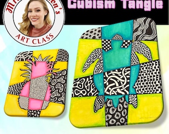 Lección de arte digital sobre el cubismo enreda