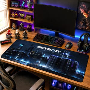 Detroit Become Human Mouse Pad | Android Revolution Desk Mat | 3 mm Thickness Gaming Pad #2