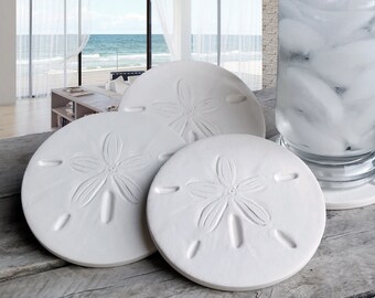 Absorbent Swirl Drink Coasters Set of 4 McCarter Coasters Beach Coasters