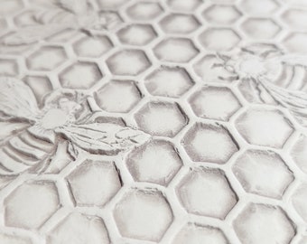 Bee Honeycomb Absorbent Drink Coasters - set of 4