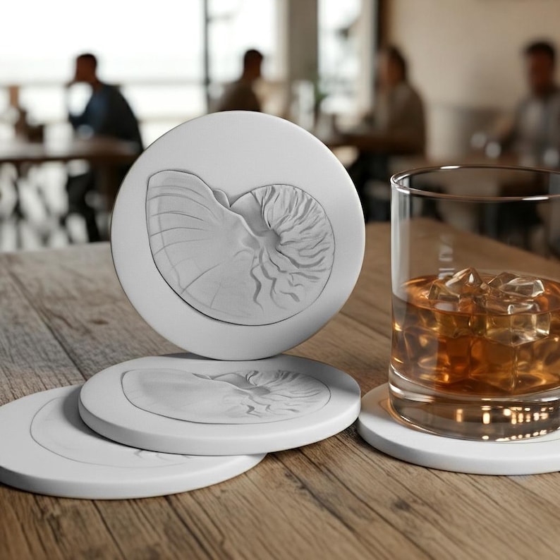 McCarter Coasters Nautilus Drink Coasters