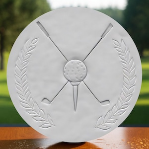 Golf Absorbent Drink Coasters - Set of 4 - Made in USA