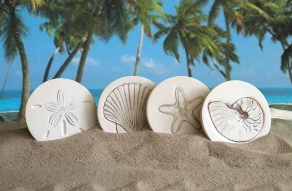 DECO COASTERS set of 4 ceramic absorbent coasters