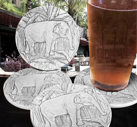 Elephant cheap drink coasters