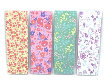 Marcadores florales laminados, juego de 4
