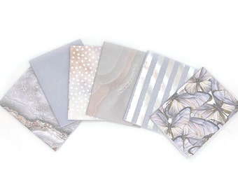Mini Pattern Notebook Set, Unlined Journal, Soft Cover (3x4 Inches), Staple Bound
