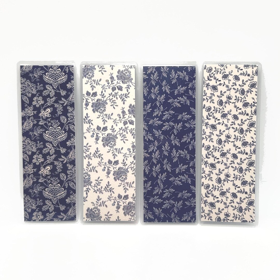 Handmade Laminated Floral Bookmarks, Set of 4 (tassel Option) - Etsy