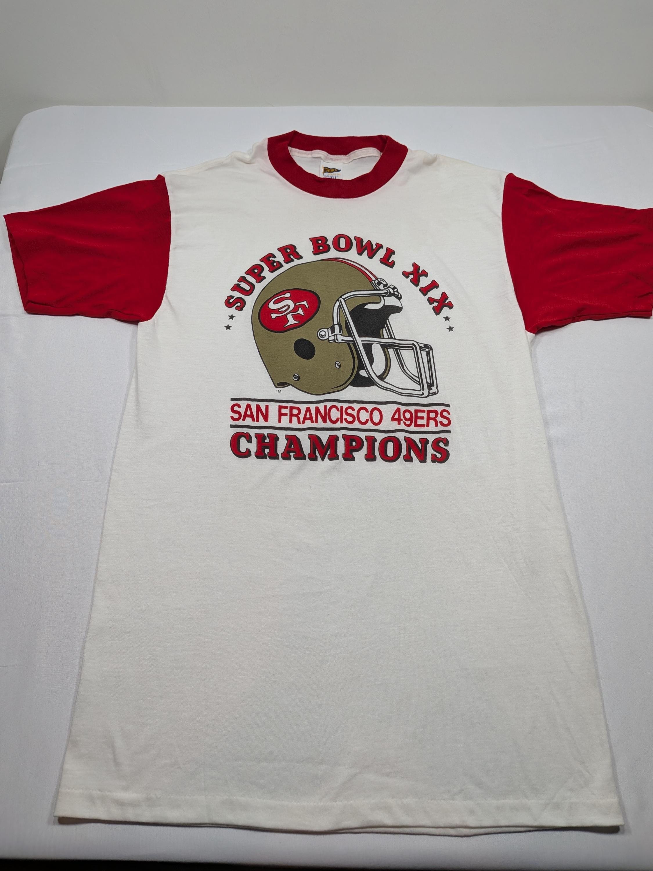 【希少】85年製ヴィンテージ NFL 49ers スーパーボウル Tシャツ L Vintage 49ers T Shirt 1985 - Etsy