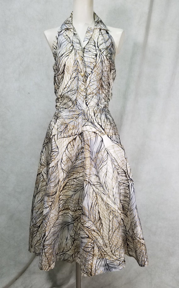 1950s Halter Dress