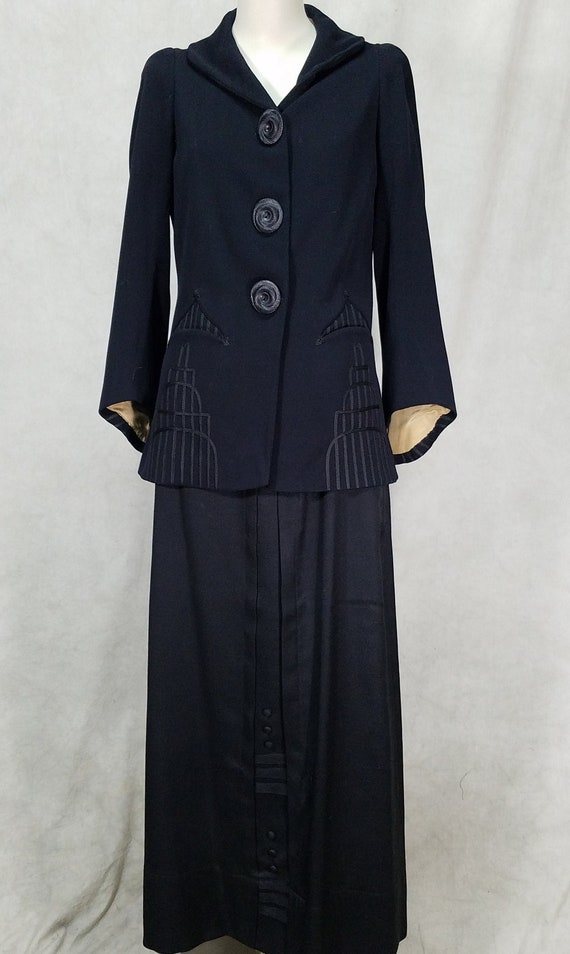1910s Walking Suit Edwardian Suit Vintage Womens S