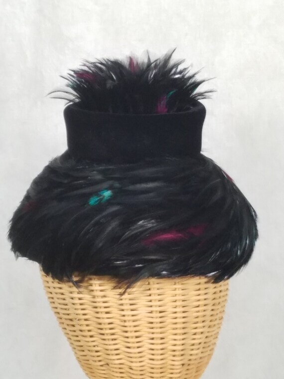 1950s Feathered Hat Audrey Hepburn