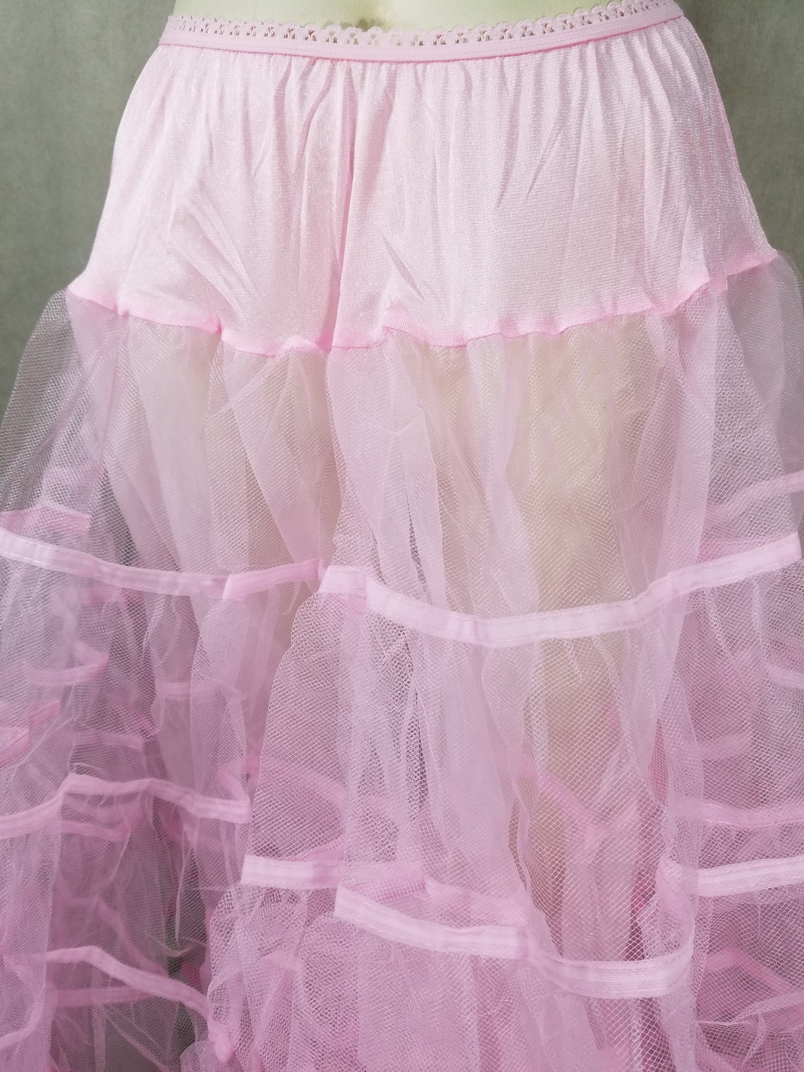 Pink Petticoat CanCan Slip Poodle Skirt Slip 1950s Style Etsy