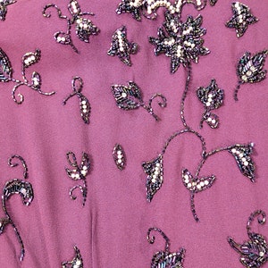 Purple Beaded XXL 1940s Dress Vintage 1940s Dress - Etsy