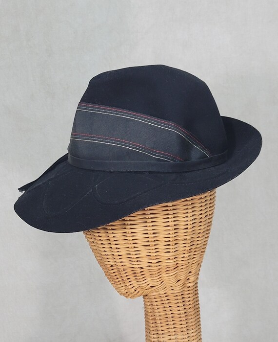 1940s Womens Hat Vintage 1940s Fedora Womens Hat - image 5