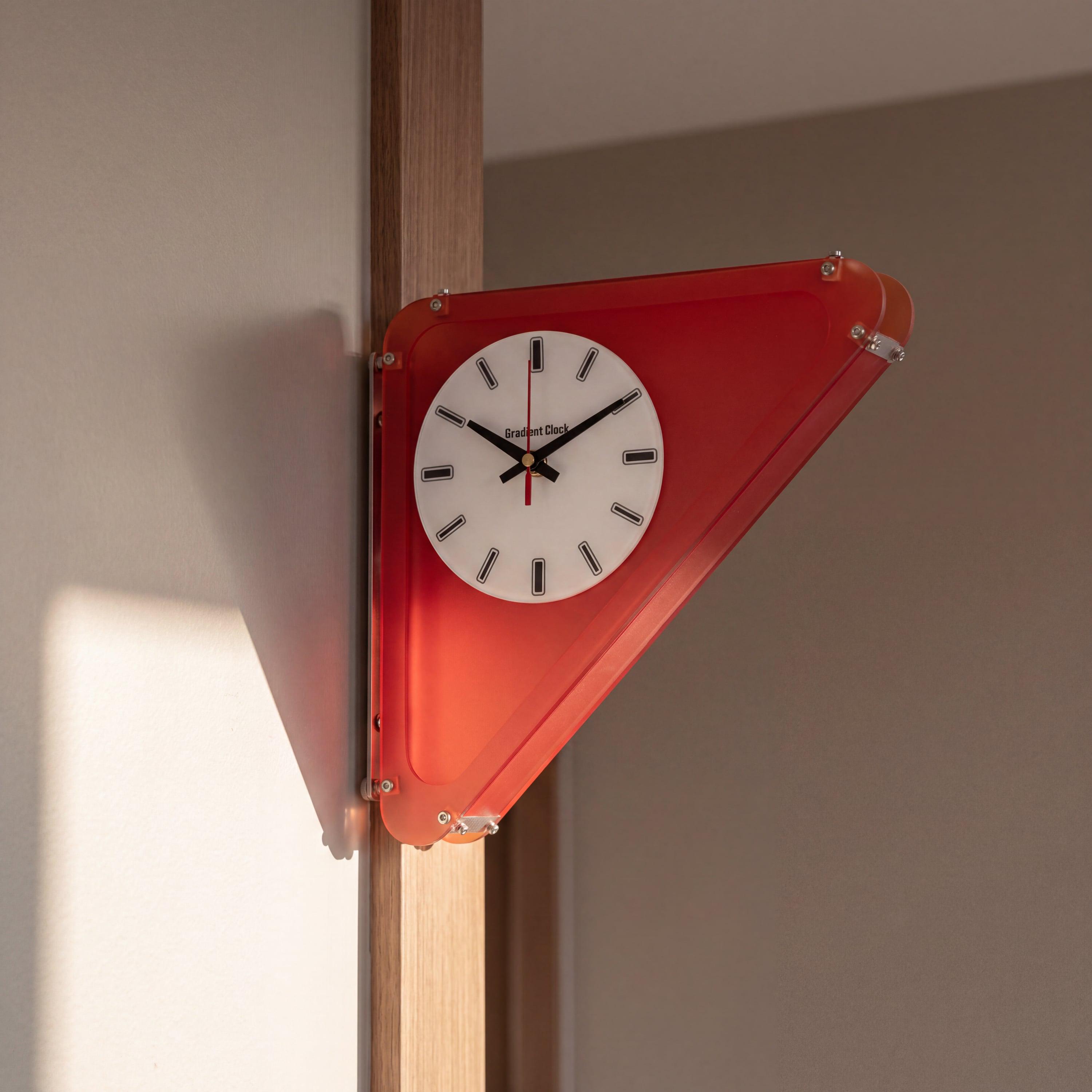 Retro Triangle Clock - Etsy