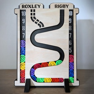 Beloningstabel met de naam van je kind. Interactief beloningssysteem voor kinderen, zindelijkheidstraining, karwei, gamescorebord, positieve versterking