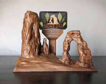 Moab 240 Custom Running Buckle/Medal Display or request a new design!